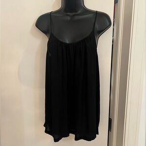 Rozae Nichols Black Silk slip top size medium